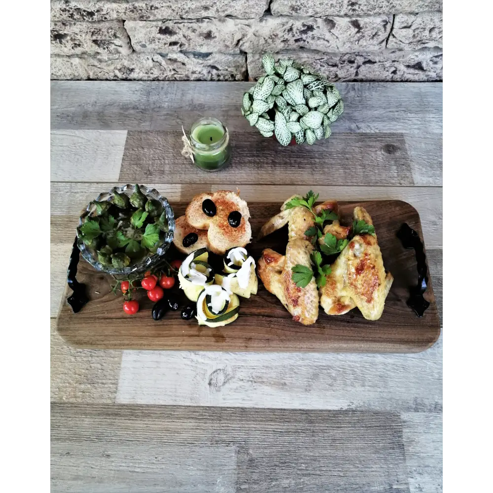 Large serving board catering extra long tray charcuterie