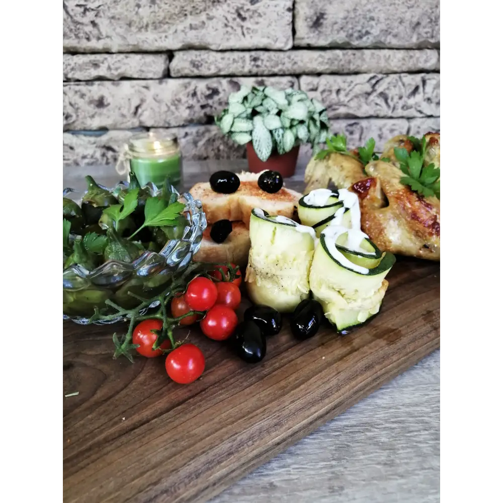 Large serving board catering extra long tray charcuterie