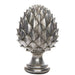 Large silver pinecone finial - Silver