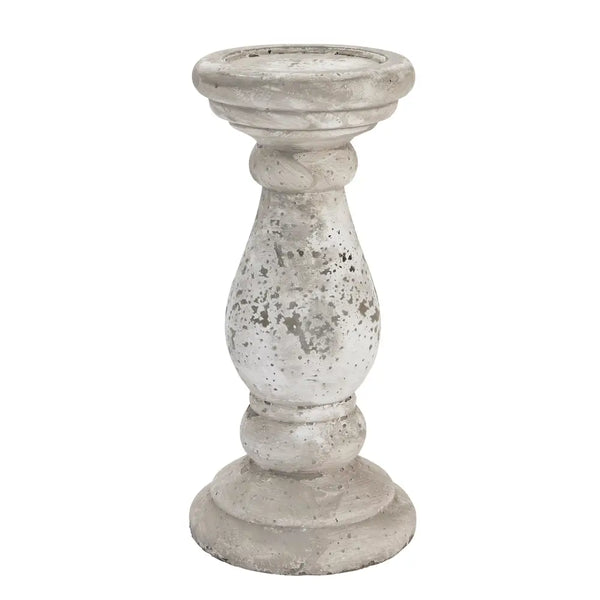 Large stone ceramic candle holder - Ornaments