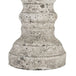 Large stone ceramic column candle holder - Ornaments