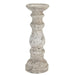 Large stone ceramic column candle holder - Ornaments