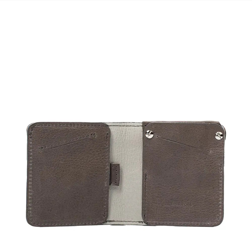 Leather airtag billfold wallet 1.0 - Gray