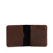 Leather airtag billfold wallet 1.0 - Mahogany