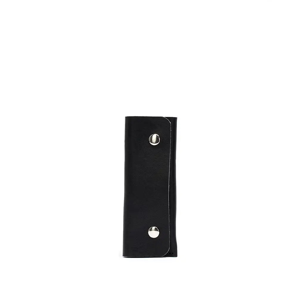 Leather airtag key case 3.0 - Black