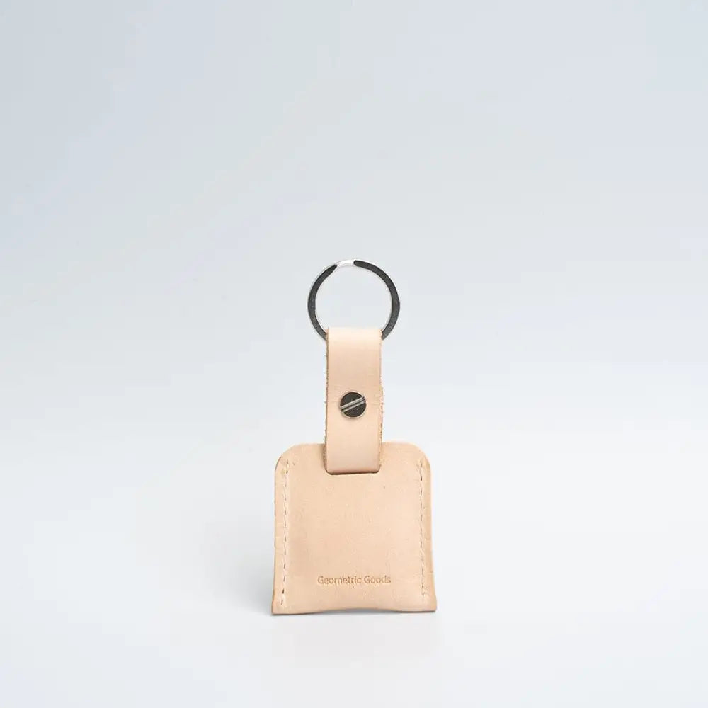 Leather airtag keyring