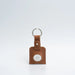 Leather airtag keyring