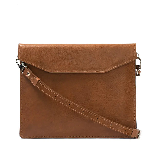 Leather bag for ipad - the minimalist 3.0 - Brown / iPad