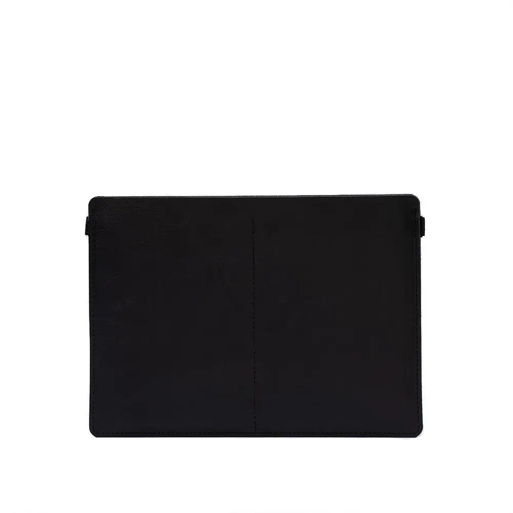 Leather bag for macbook - the minimalist 4.0 - Black