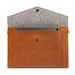 Leather bag for macbook with a pocket for ipad - MacBook