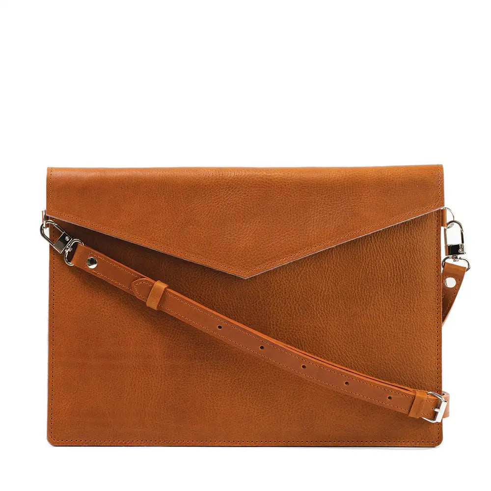 Leather bag with adjustable strap for macbook - MacBook Air