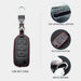 Leather car key case for vw volkswagen polo golf passat beetle caddy Nexellus