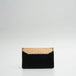 Leather card holder - geometric net