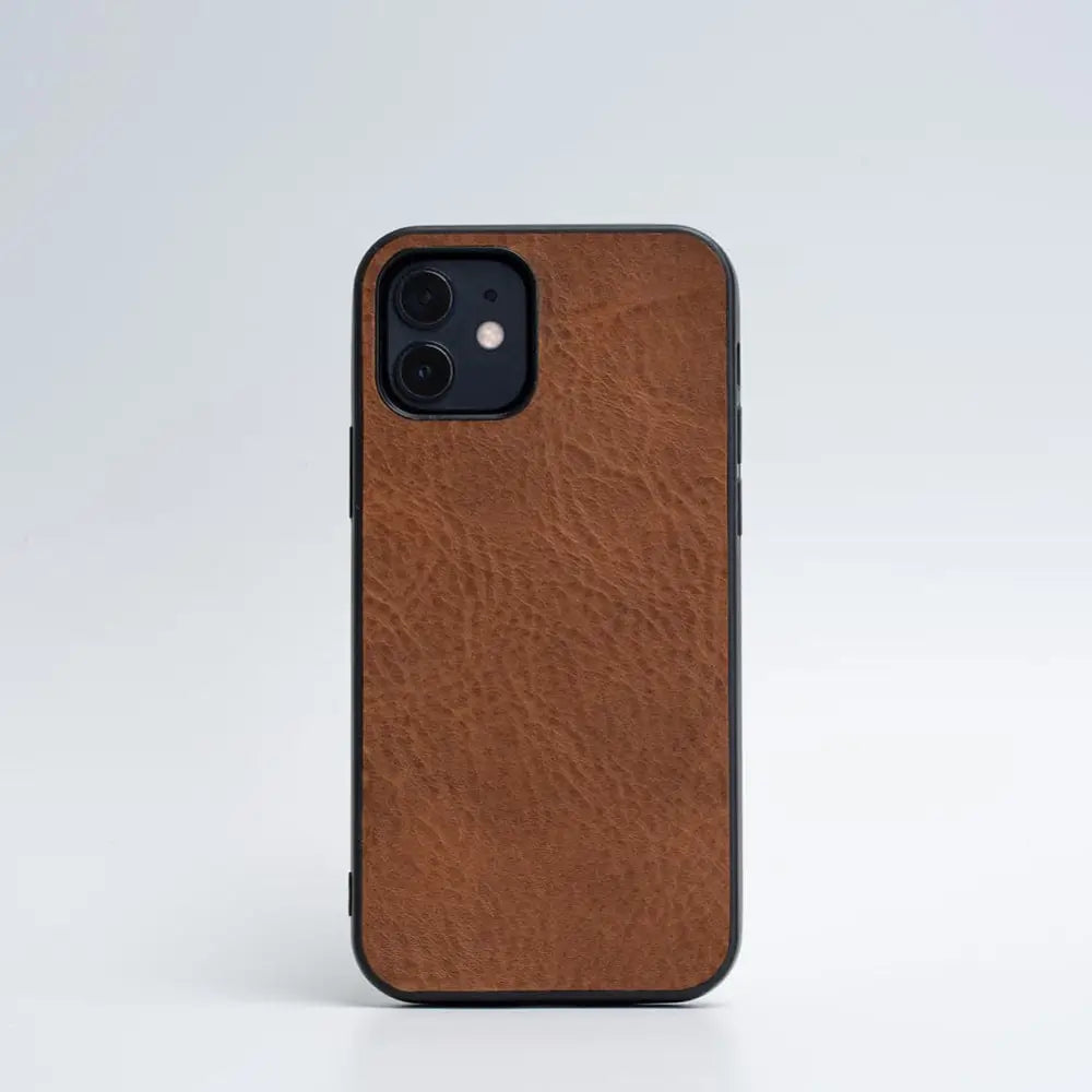 Leather iphone case - blank - Brown / iPhone 11 Pro Max