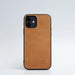 Leather iphone case - blank - Camel / iPhone 11 Mini