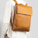 Leather laptop backpack - the minimalist (camel) - Camel