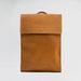 Leather laptop backpack - the minimalist (camel) - Camel