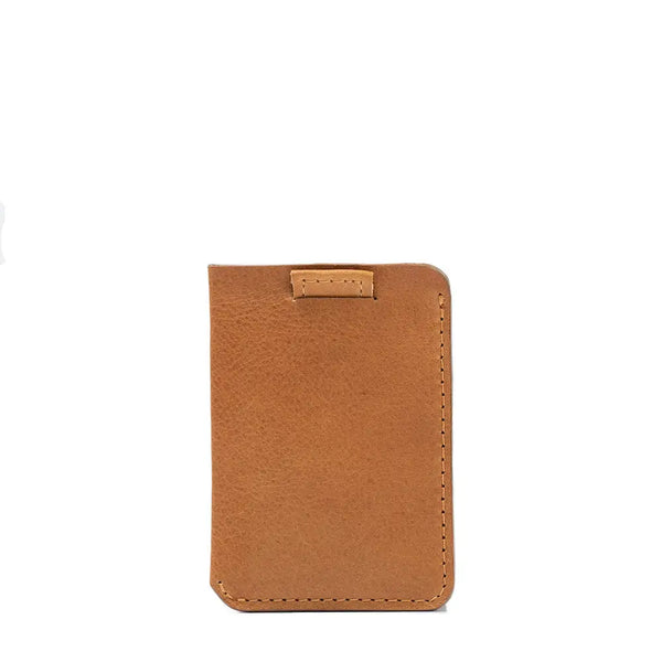 Leather magsafe wallet for 4-6 cards mini - Camel