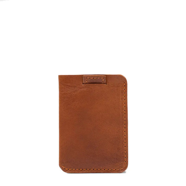 Leather magsafe wallet for 4-6 cards mini - Tan