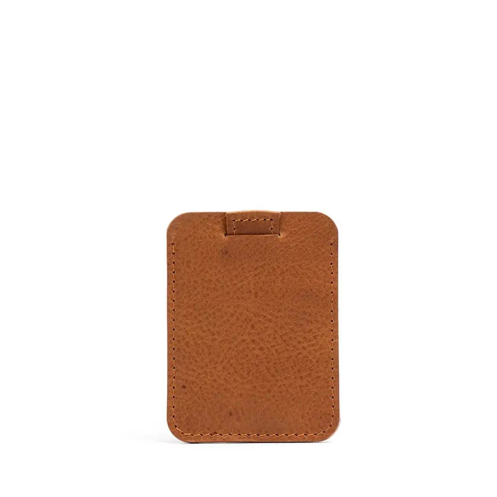 Leather magsafe wallet for up to 6 cards - Tan