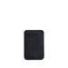 Leather magsafe wallet - vectors - Black