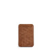 Leather magsafe wallet - vectors - Brown