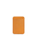 Leather magsafe wallet - vectors - Deep Safron