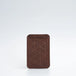 Leather magsafe wallet - vectors - Mahogany