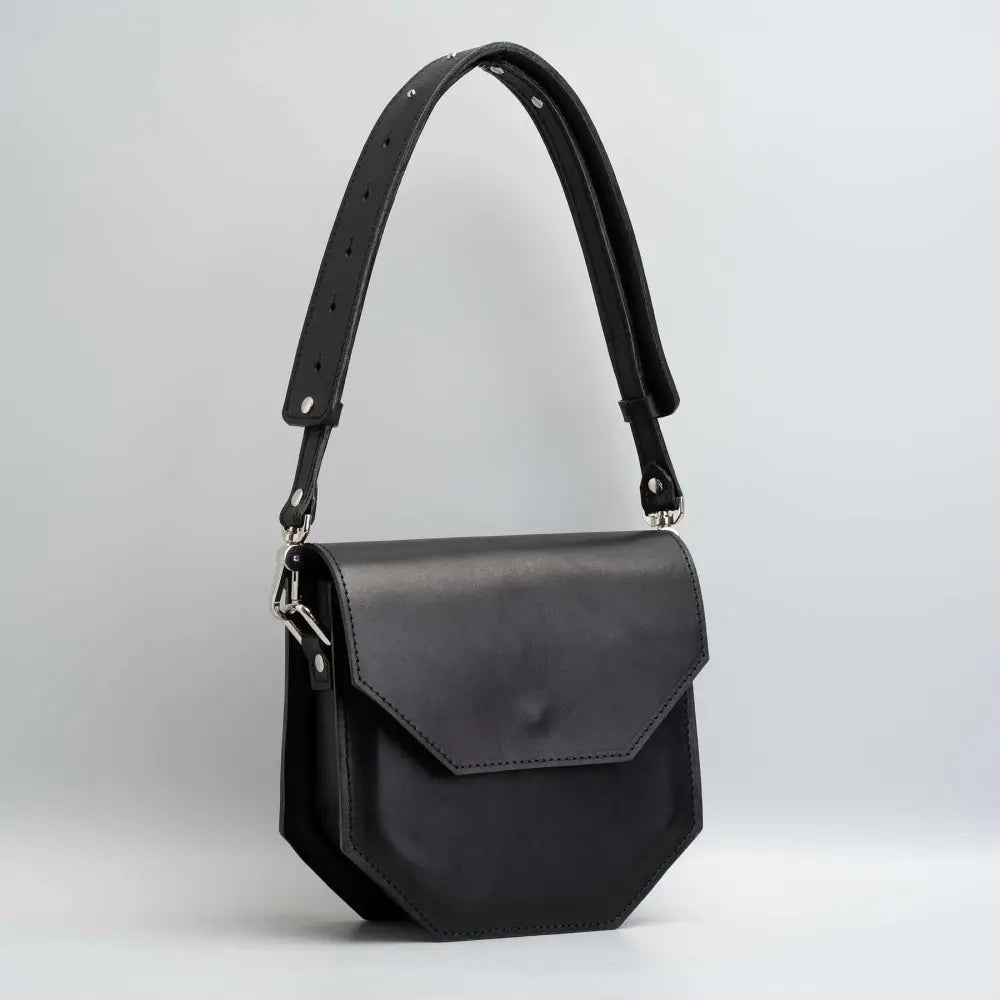 Leather purse - hypatia - Black