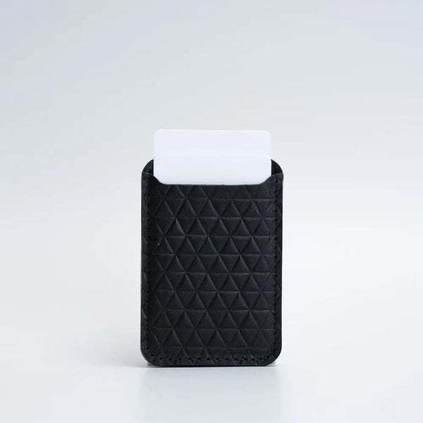 Leather wallet with magsafe - diamonds