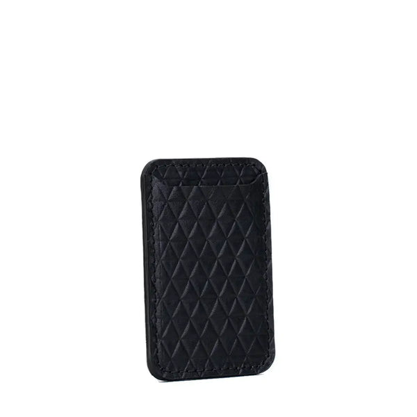 Leather wallet with magsafe - diamonds