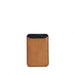 Leather wallet with magsafe - two colors - Camel