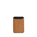 Leather wallet with magsafe - two colors - Camel