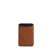 Leather wallet with magsafe - two colors - Tan