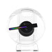 Led holographic fan built-in media player with transparent cover data Nexellus