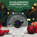 Led holographic fan built-in media player with transparent cover data Nexellus