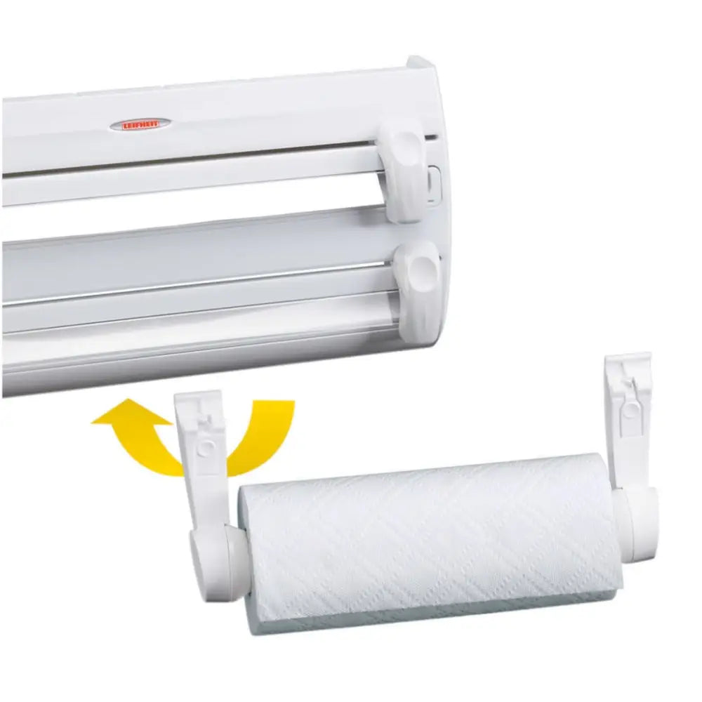 Leifheit wall-mounted roll holder parat f2 white 25771