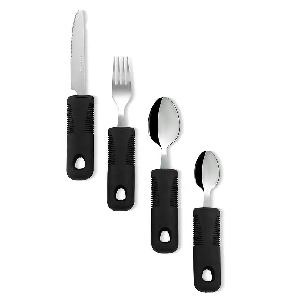 Lifemax easy grip cutlery set (4 piece)