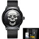 Lige simple skull stereoscopic watch Nexellus