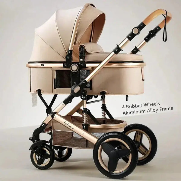 Lightweight luxury baby stroller 3 in 1 portable reversible stroller Nexellus