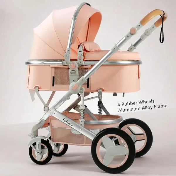 Lightweight luxury baby stroller 3 in 1 portable reversible stroller Nexellus