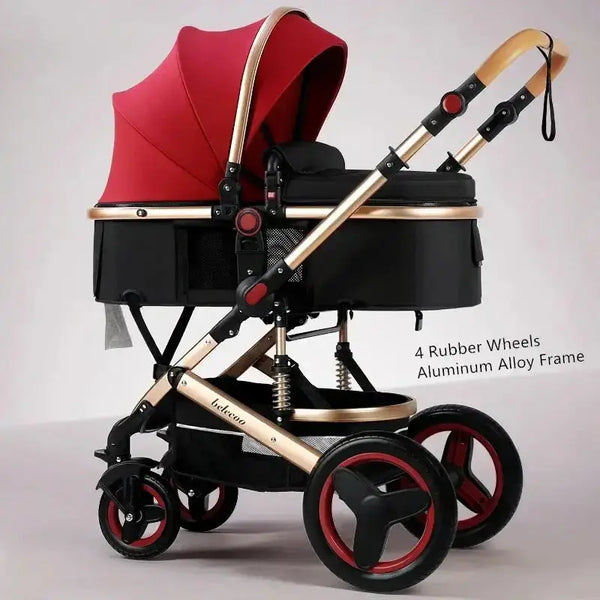 Lightweight luxury baby stroller 3 in 1 portable reversible stroller Nexellus