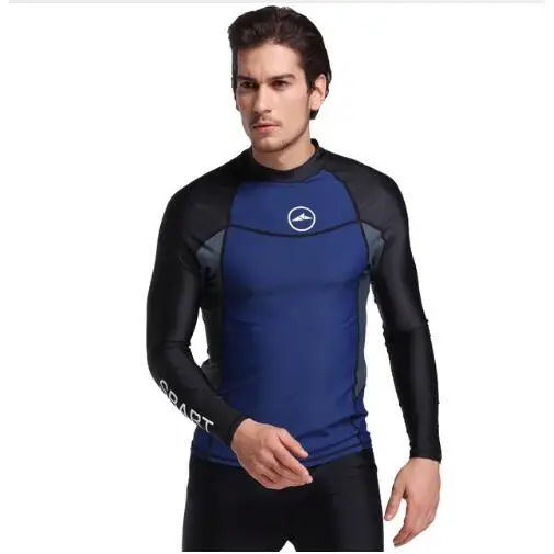 Long Sleeve Men Rash Guards Swimwear Shirt Nexellus