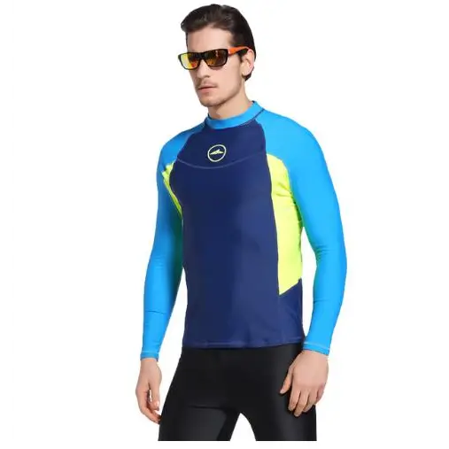 Long Sleeve Men Rash Guards Swimwear Shirt Nexellus