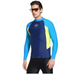 Long Sleeve Men Rash Guards Swimwear Shirt Nexellus