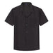 Loose solid colour casual lapel ordinary short sleeve shirt men Nexellus