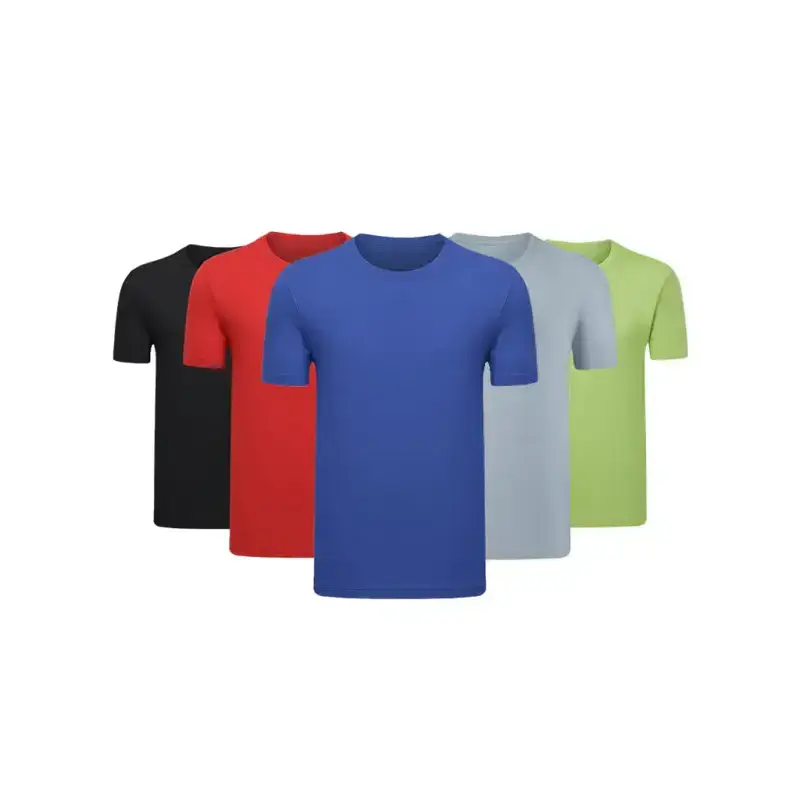 Loose solid colour short-sleeved t-shirt men's pure cotton bottoming Nexellus