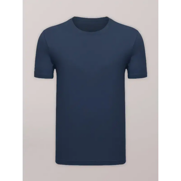 Loose solid colour short-sleeved t-shirt men's pure cotton bottoming Nexellus