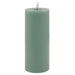 Luxe collection melt effect 3.5x9 sage led wax candle