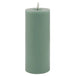 Luxe collection melt effect 3.5x9 sage led wax candle